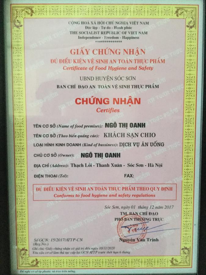 Chio Hotel Noi Bai Extérieur photo